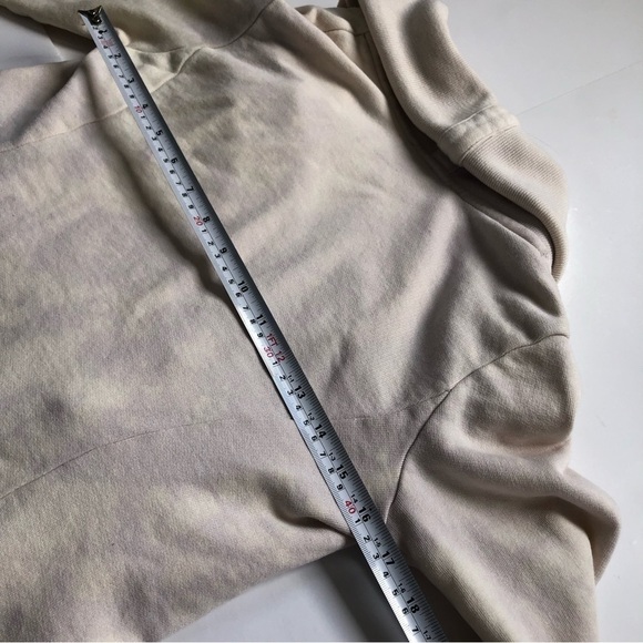 ALL saints open sweater with zip shawl beige tie dye - Picture 4 of 12